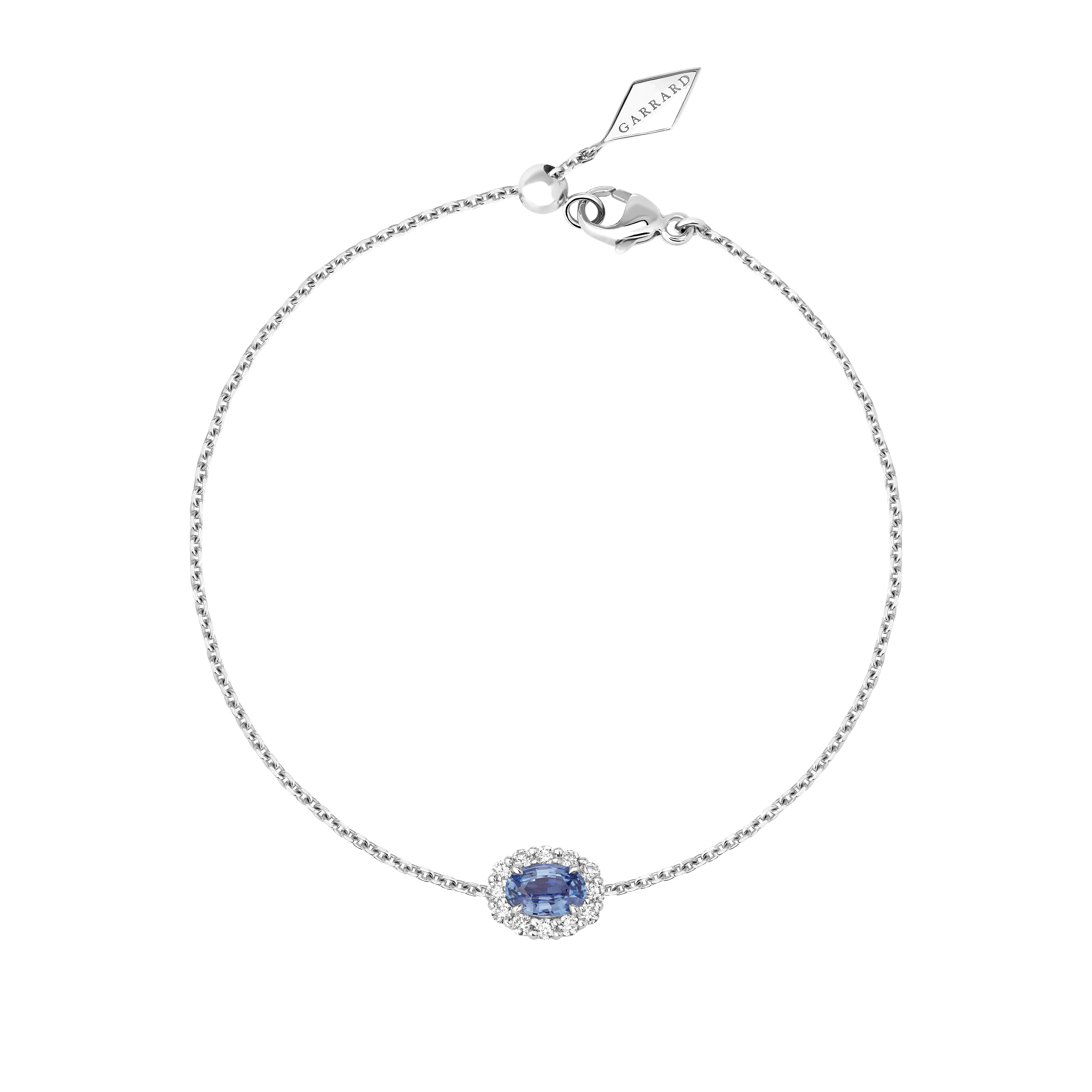 1735 Mini Icons Pale Sapphire Bracelet | In Platinum with Diamonds