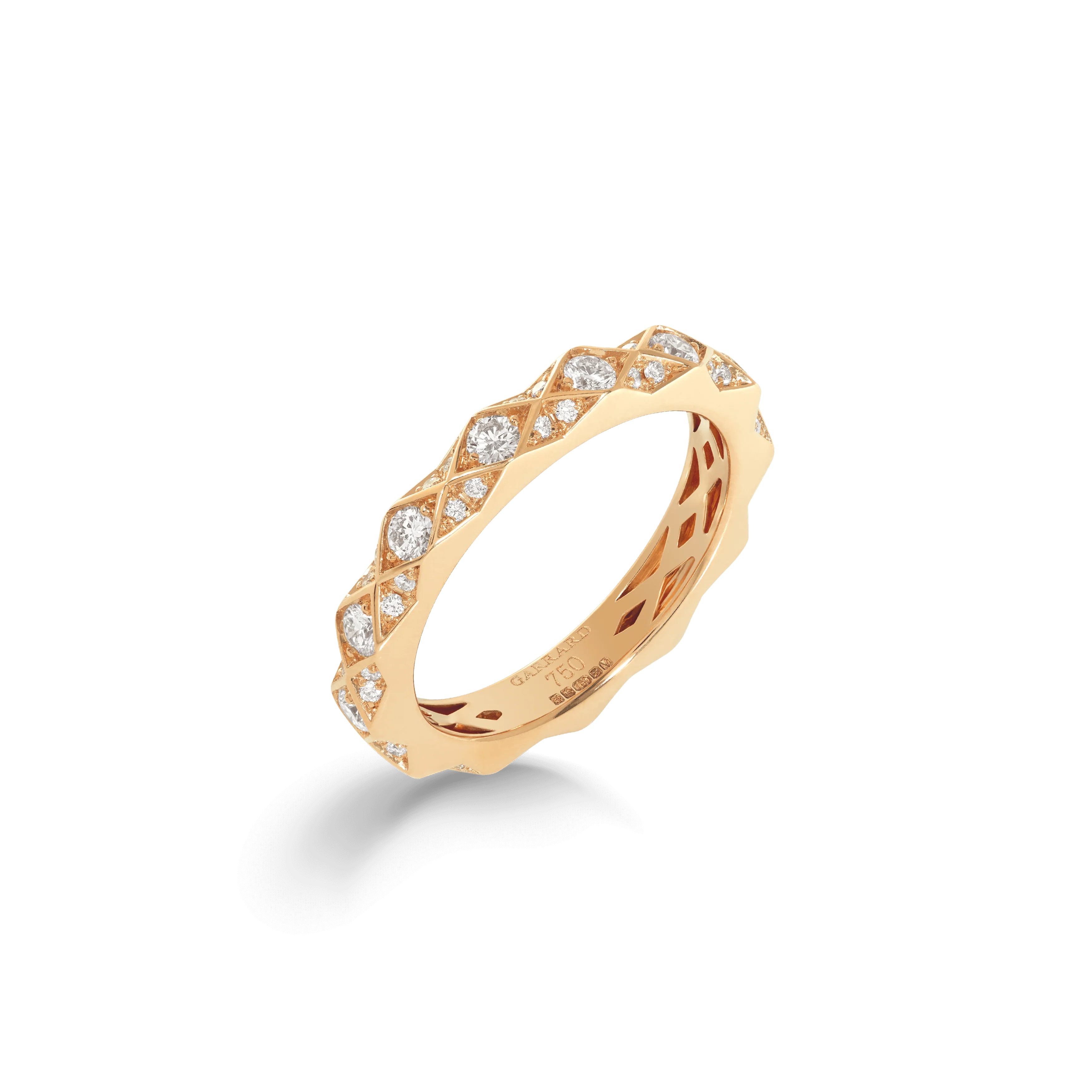 Aloria Diamond Eternity Band in 18ct Yellow Gold | 3mm