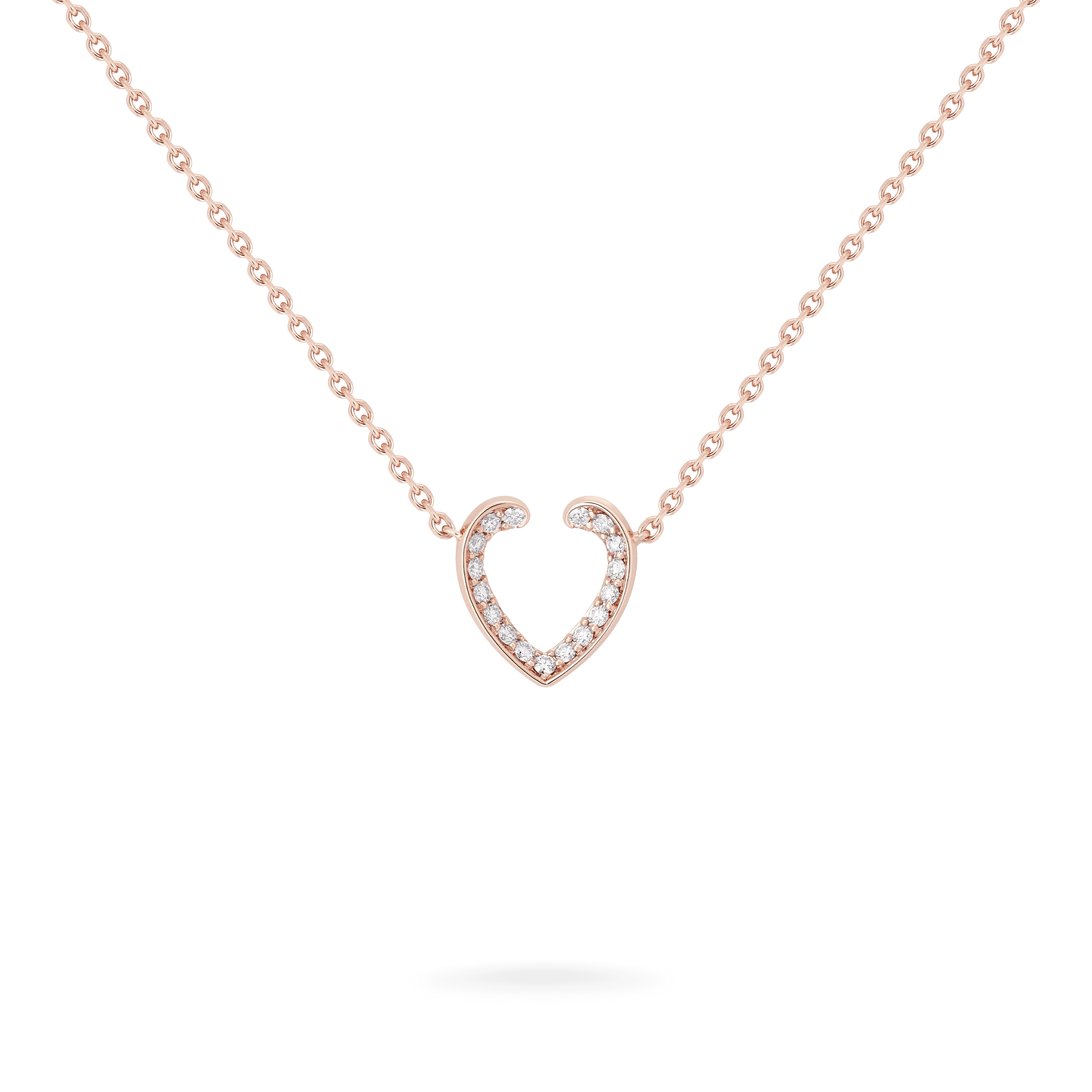 Aloria Mini Icons Diamond Pendant | In 18ct Rose Gold