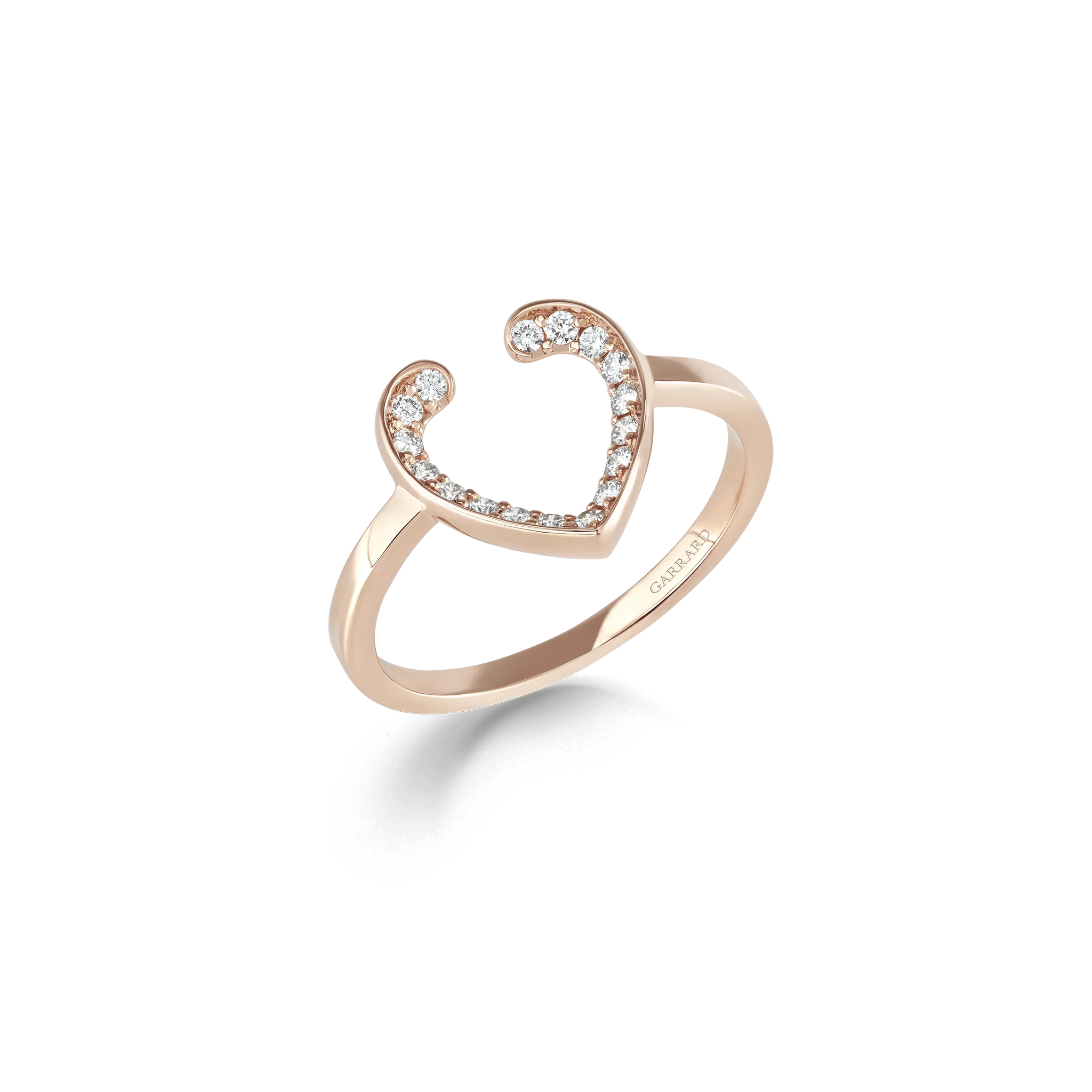 Aloria Mini Icons Diamond Ring | in 18ct Rose Gold