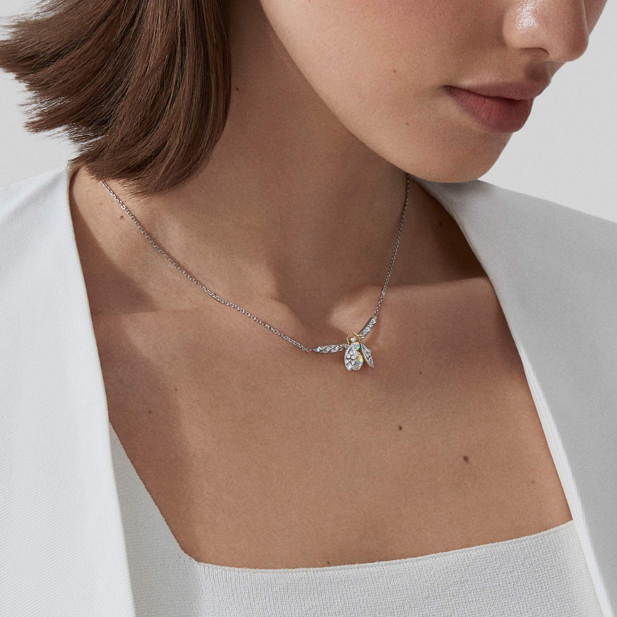 Enchanted Palace Mini Icons Diamond Pendant | In 18ct Yellow and White Gold - Image 3