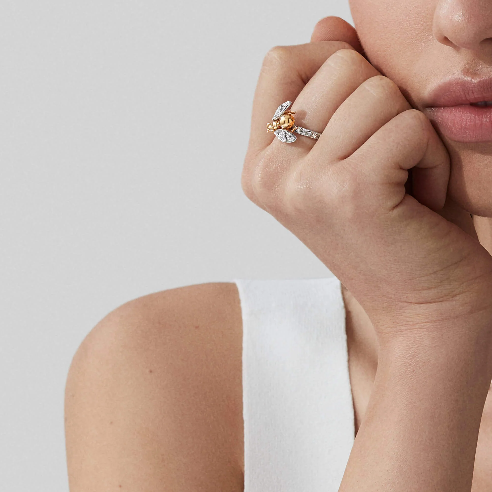 Enchanted Palace Mini Icons Diamond Ring | In 18ct Yellow and White Gold - Image 2