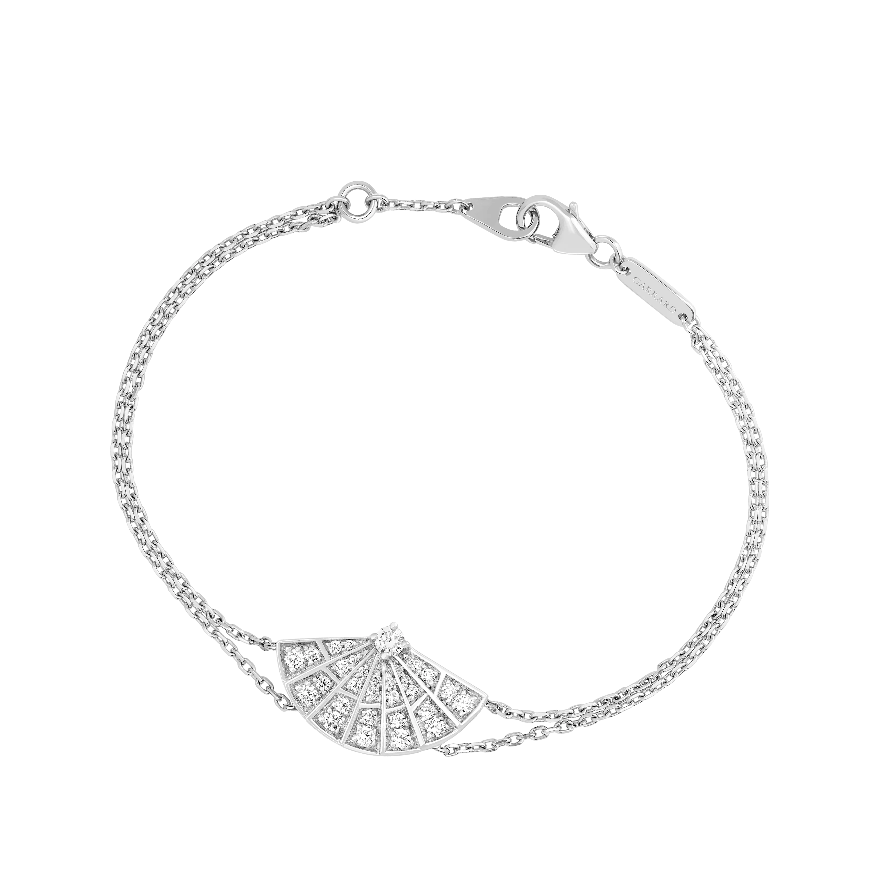Fanfare Symphony Mini Icons Diamond Bracelet  | In 18ct White Gold