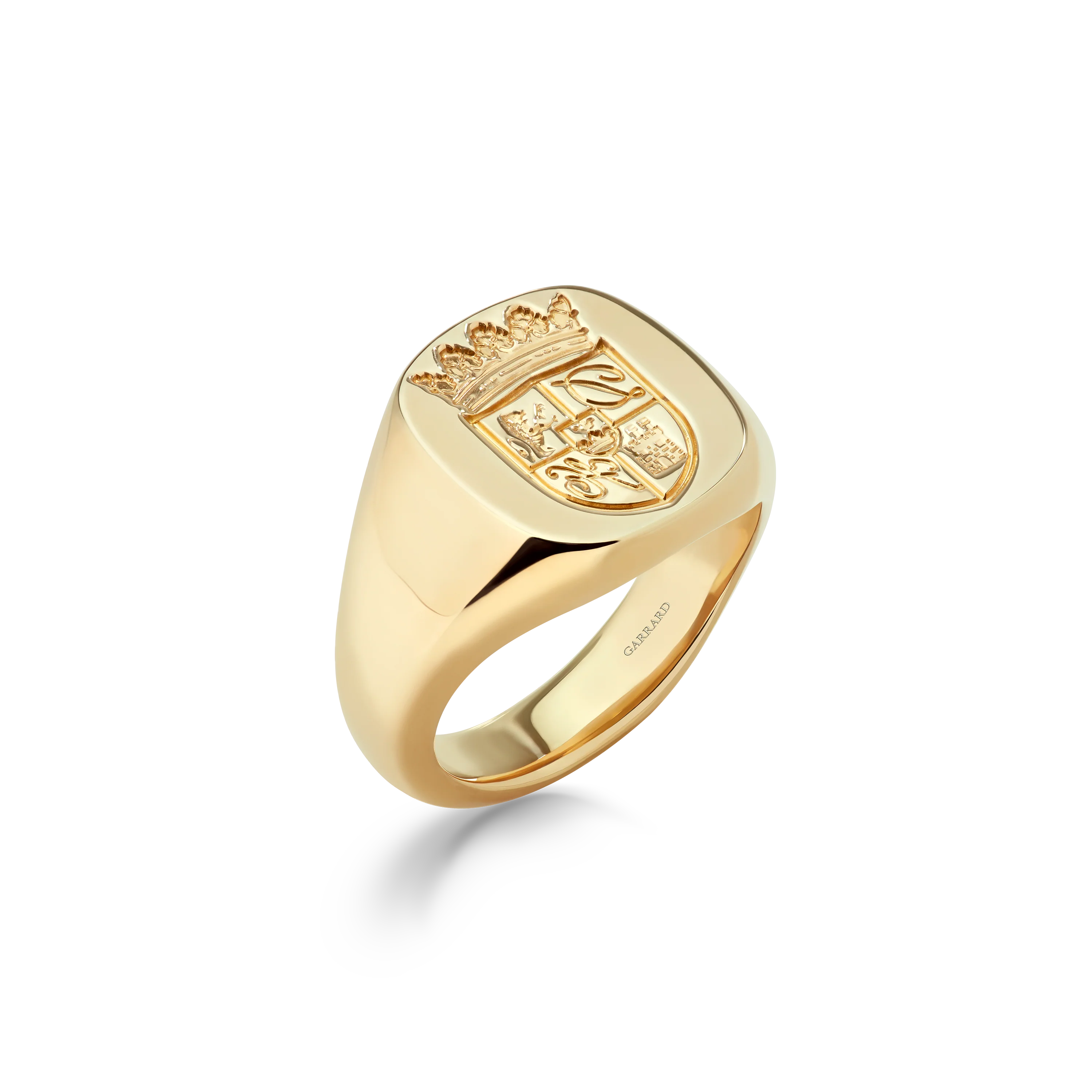 Large Cushion Signet Ring | In 18ct Yellow Gold - Image 3