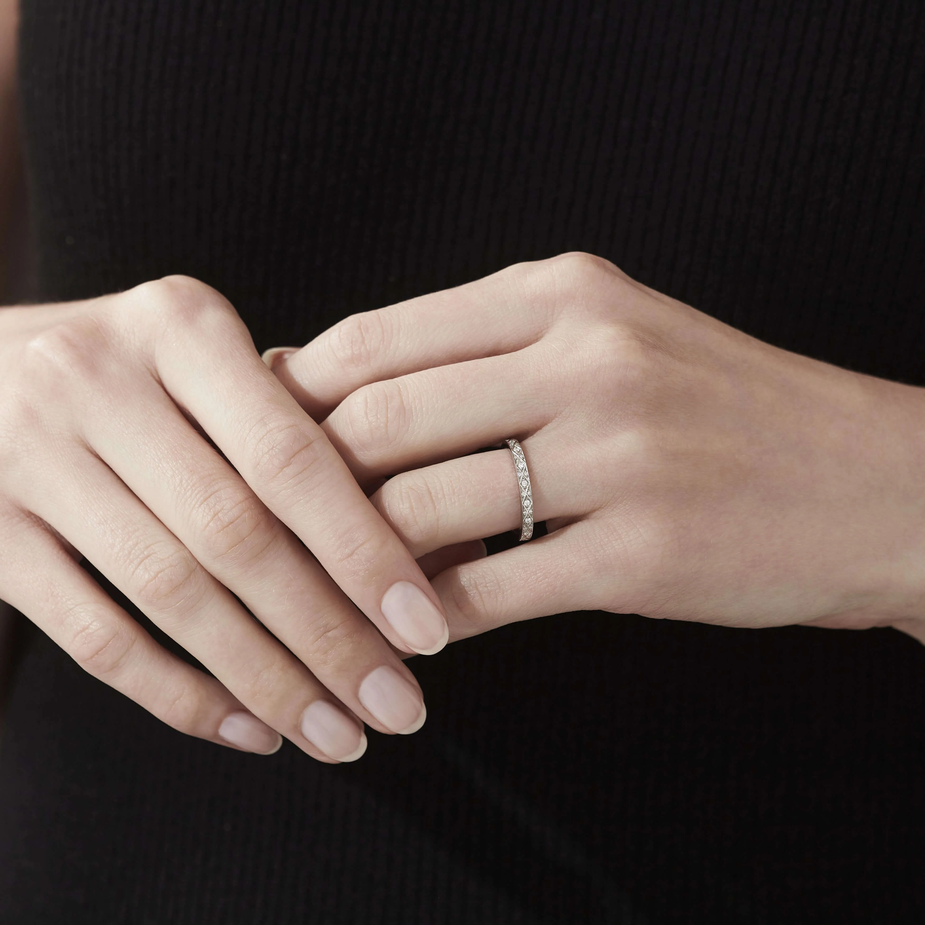 Signature Diamond Eternity Band in Platinum | 2.5mm - Image 2