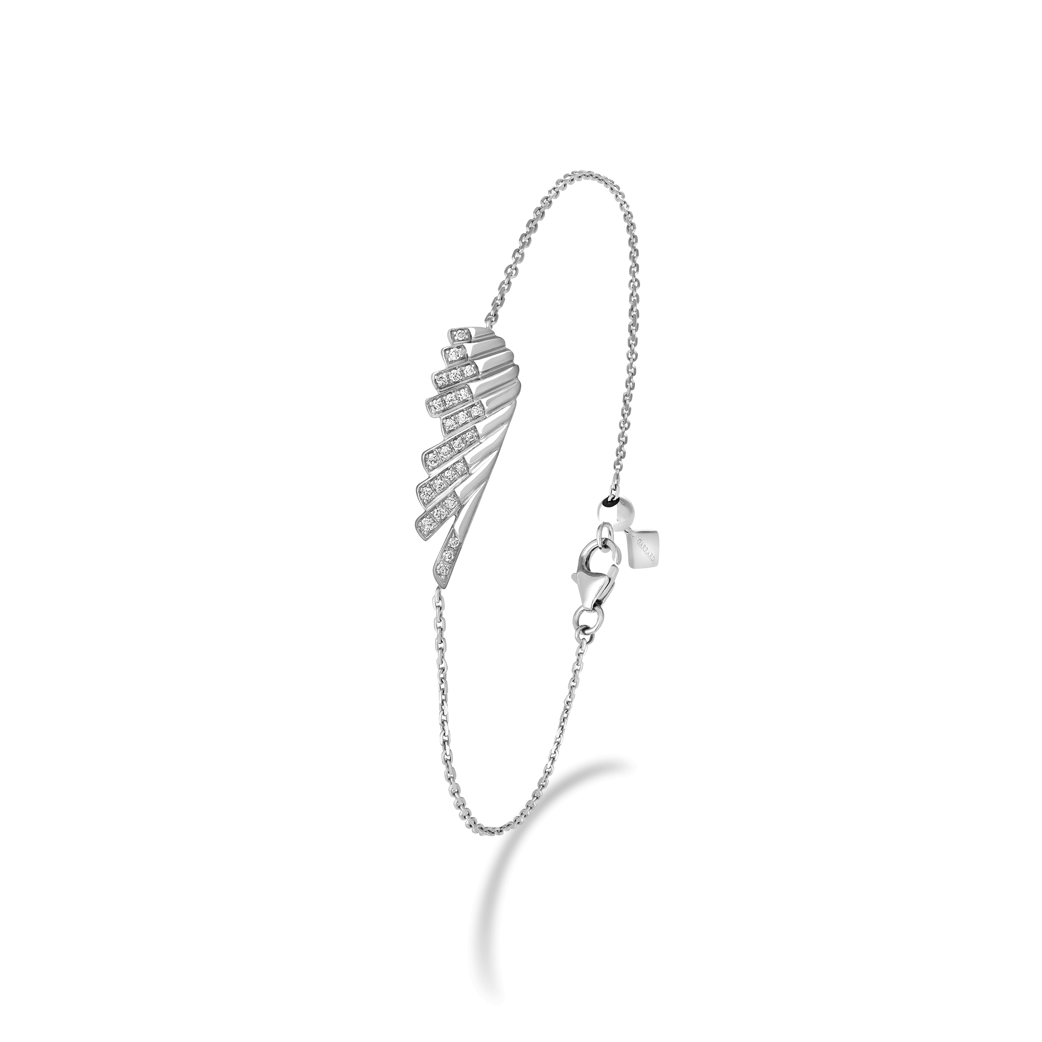 Wings Rising Mini Icons Diamond Bracelet | In 18ct White Gold
